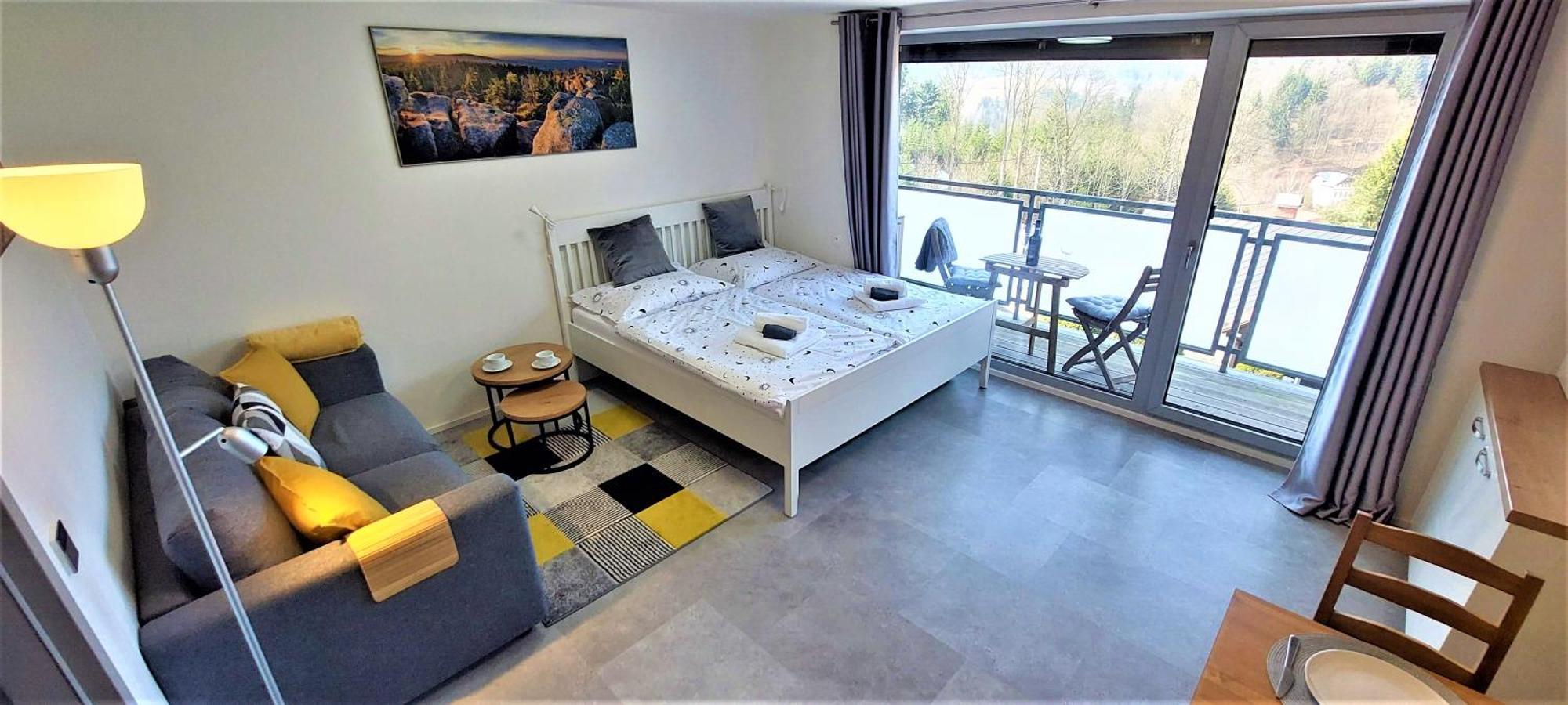 Apartman Na Kraji Lesa Janov nad Nisou Eksteriør billede